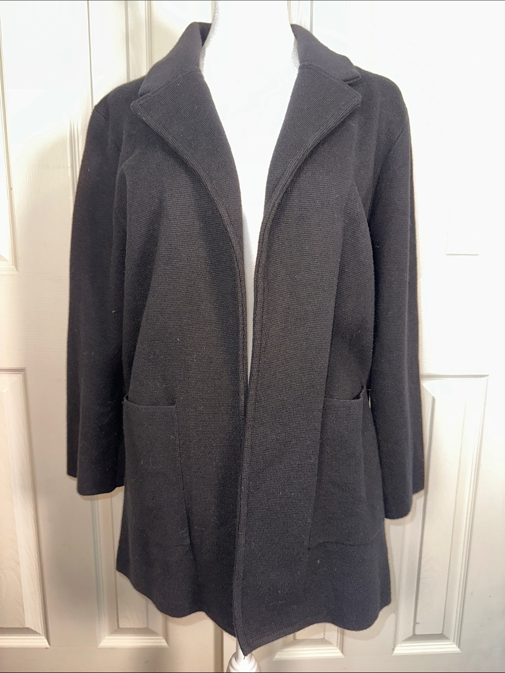 J. Crew wool Open-Front sweater